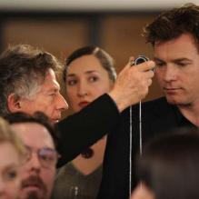Ewan McGregor et Roman Polanski sur le tournage de <em>The Ghost Writer</em>, sortie en salle en mars 2010.