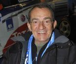 Finale du trophée Andros au Stade de France, le 5 mars 2011 : Jean-Pierre Pernaut et son fils Olivier