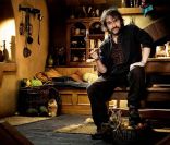 Peter Jackson sur le tournage de <em>Bilbo The Hobbit</em>, à Wellington, en Nouvelle-Zélande, en mars 2011.