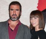 Eric Cantona et Karine Vanasse à l'occasion de l'avant-première de  Switch , au Gaumont Marignan, à Paris, le 20 juin 2011.