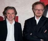 Jean-Christophe Grangé et Frédéric Schoendoerffer à l'occasion de l'avant-première de  Switch , au Gaumont Marignan, à Paris, le 20 juin 2011.