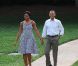 Michelle et Barack Obama lors du pique-nique du Congrès en juin 2011 