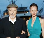 Dennis Hopper et Victoria Duffy, à Cannes, le 20 mai 2008. 
