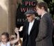 Dennis Hopper entouré de sa famille reçoit son étoile sur le Walk of Fame à Los Angeles, le 26 mars 2010. Il est avec sa fille Galen et son fils Henry.
