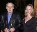 Dennis Hopper et Victoria Duffy, à Los Angeles, septembre 2001. 