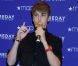 Justin Bieber, lors du lancement de son parfum Someday , au magasin Macy's à New York, le 23 juin 2011.