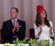 Le prince William et la duchesse Catherine de Cambridge à Ottawa, au Canada, pendant leur première visite officielle internationale en tant que jeunes mariés, le 1er juillet 2011