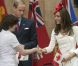Le prince William et la duchesse Catherine de Cambridge à Ottawa, au Canada, pendant leur première visite officielle internationale en tant que jeunes mariés, le 1er juillet 2011