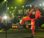 Jimmy Cliff sur la scène du Miles Davis Hall du 45e Festival de Montreux, le 1er juillet 2011