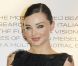 Le mannequin australien Miranda Kerr, enceinte de cinq mois, assiste à la soirée Vogue lors de la fashion week de Milan. Le 25 septembre 2010.