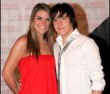 Sophie Tapie et Jérémy de la Star Ac'7 à l'avant-première du film Le témoin Amoureux
