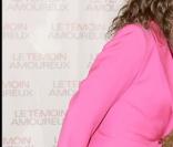 Sandrine Quétier et Bernard Montiel à l'avant-première du film Le témoin Amoureux