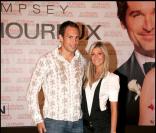 Alexandra Rosenfeld et Sergio Parisse à l'avant-première du film Le témoin Amoureux