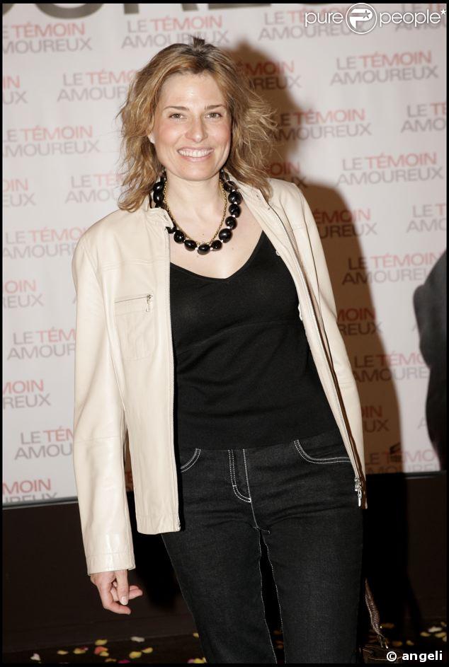 Christine Lemler à la première du film Le témoin Amoureux