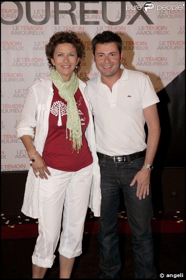Corinne Touzet et Jérôme Anthony à la première du film Le témoin Amoureux