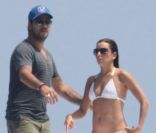 Eva Longoria et son compagnon Eduardo Cruz, à Marbella, juillet 2011