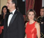 Letizia d'Espagne et le Prince Felipe