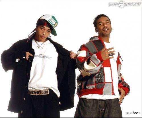 Le groupe Tragédie, composé de Tizy Bone (devenu Y-Zit) et Silky Shai, en 2003