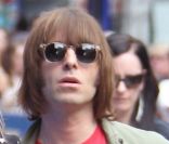 Liam Gallagher avec sa femme Nicole Appleton, dans les rues de New York, le 21 juin 2011. 