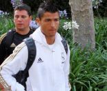 Christiano Ronaldo lors de l'entrainement avant le match Los Angeles-real de Madrid le 15 juillet 2011