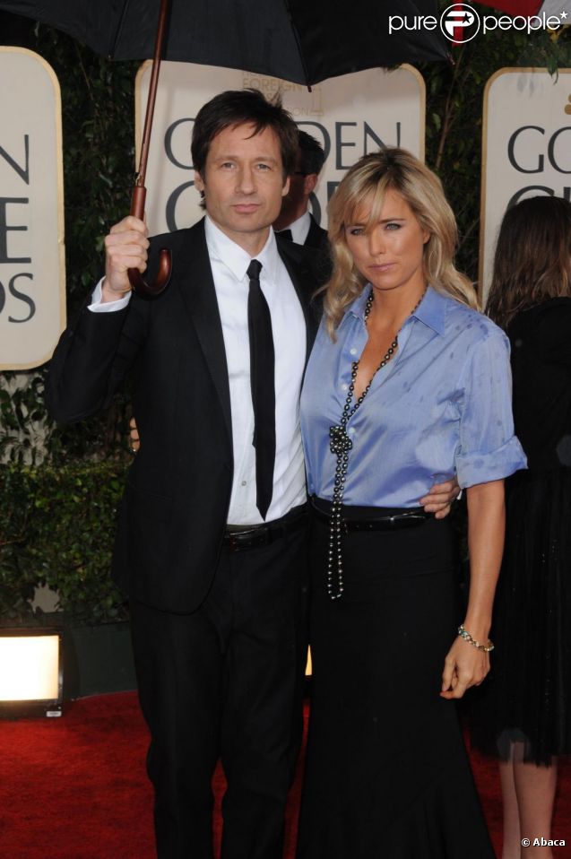  David Duchovny et Tea Leoni aux 67e Golden Globe Awards à Los Angeles en janvier 2010 
 &nbsp; 