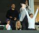 David Beckham soutenu par ses enfants le 20 juillet en Californie