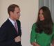 Le prince William et Kate Middleton assistent à la soirée organisée avant le mariage de Zara Phillips et Mike Tindall, à Édimbourg le 29 juillet 2011. 