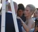 Mike Tindall et Zara Phillips assistent à la soirée organisée la veille de leur mariage à Édimbourg, le 29 juillet 2011.