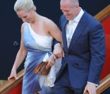 Pré-soirée du mariage de Zara Phillips et Mike Tindall, sur le yacht Britannia. Vendredi 29 juillet 2011