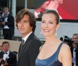 Carole Bouquet et son fils Dimitri Rassam à Cannes en 2007 