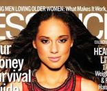 Alicia Keys sur la couverture d'Essence Juin 2008