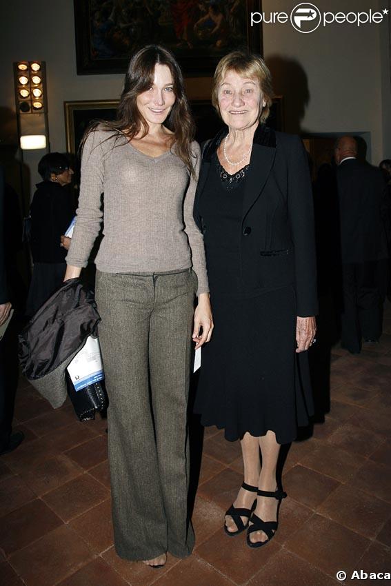 Carla Sarkozy et sa mère 