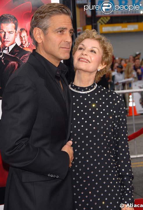George Clooney et sa mère