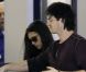 Ian Somerhalder et sa girlfriend Nina Dobrev arrivent à l'aéroport de LAX pour se rendre à Atlanta. Los Angeles, le 8 août.