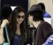 Ian Somerhalder et sa girlfriend Nina Dobrev arrivent à l'aéroport de LAX pour se rendre à Atlanta. Los Angeles, le 8 août. Le couple semble toujours aussi heureux.