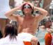 Diego Forlan en vacances à Miami le 12 août 2011