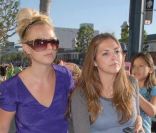 Alli Sims et Britney Spears en septembre 2007 à Los Angeles