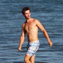 Arnold Schwarzenegger : Son fils Patrick fait des vagues avec son corps de top