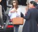Eva Longoria arrive à Paris. Août 2011