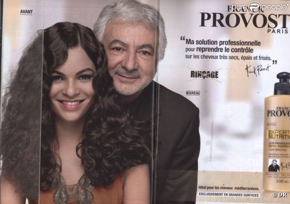 Yelena Noah pose avec Franck Provost