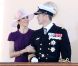 Le prince Frederik et la princesse Mary de Danemark le 22 août 2011, au premier jour de leur croisière estivale à bord du Dannebrog avec leurs jumeaux, le prince Vincent et la princesse Joséphine, à Skagen. 