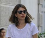 Sofia Coppola avec ses filles Cosima et Romy, en août 2011, en Italie.