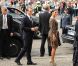 Marraine de la petite princesse Ingrid Alexandra de Norvège, la princesse Victoria de Suède, enceinte et toujours inspirée stylistiquement, était présente avec son mari le prince Daniel pour la célébration des 10 ans de mariage du prince Haakon et de la princesse Mette-Marit à Oslo, le 25 août 2011.