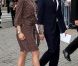 Marraine de la petite princesse Ingrid Alexandra de Norvège, la princesse Victoria de Suède, enceinte et toujours inspirée stylistiquement, était présente avec son mari le prince Daniel pour la célébration des 10 ans de mariage du prince Haakon et de la princesse Mette-Marit à Oslo, le 25 août 2011.