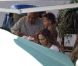 Même avec un emploi du temps chargé, Jennifer Lopez trouve le temps de déjeuner avec ses enfants sur le plateau de tournage de son clip Papi à Los Angeles. 