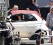 Jennifer Lopez profite des moindres moments de répit durant le tournage de son clip Papi pour profiter de ses enfants...