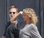 Cameron Diaz sur le tournage du film What to expect when you\'re expecting à Atlanta le 29 août 2011<br />