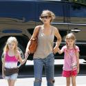 Denise Richards : Rentrée pleine de tendresse et d'amour avec Lola et Sam