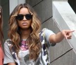La chanteuse Ciara était présente dans les tribunes de Flushing Meadows où elle a assisté à la victoire de Serena Williams sur la Serve Ivanovic pour une palce en quart de finale à l'US Open 2011 lundi 5 septembre 