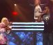 David Guetta sur le plateau d'America Got's Talent, avec Nicki Minaj et Flo Rida